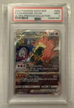 PSA 9 Charizard VSTAR SWSH262 SWSH: Sword & Shield Promo Cards Holo - Image 1