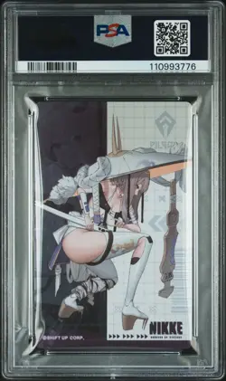 2023 GODDESS OF VICTORY: NIKKE GUN GIRL METAL CARD COLLECTION SCARLET PSA 10 - Image 2