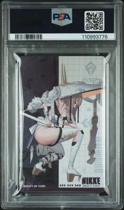 2023 GODDESS OF VICTORY: NIKKE GUN GIRL METAL CARD COLLECTION SCARLET PSA 10 - Image 4