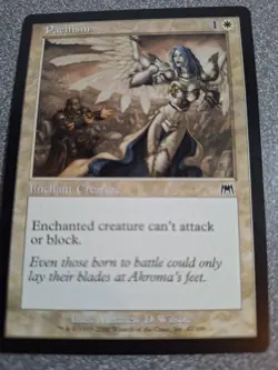 Magic the Gathering j50 - Pacifism 3 versions 3 cards Onslaught Urza's Sage - Image 1