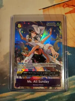 Ms. All Sunday OP04-064 SR Kingdoms of Conspiracies One Piece Card Game Alt NM/M - Image 1