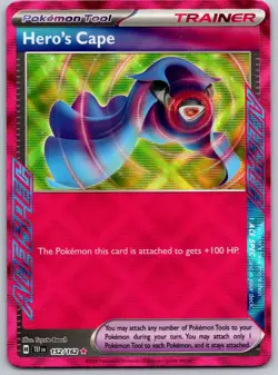 Hero's Cape 152/162 Pokemon Temporal Forces SV05 ACE SPEC Rare Holo Card NM - Image 3