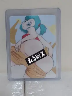 Dragon Ball Bulma and Goku Hentai Card - Image 2