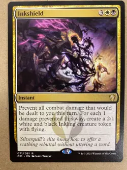 MTG 1x Inkshield Commander 2021 Legacy Magic the Gathering Card x1 NM - Image 2