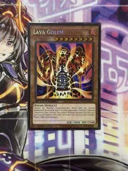 Yugioh Lava Golem Prismatic Secret Rare SBC2 - Image 2