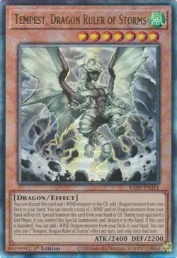 Tempest, Dragon Ruler of Storms (PUR) RA03-EN011 Quarter Century Bonanza 1st Edition - Image 1