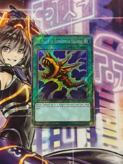 Yugioh The Flute of Summoning Dragon Platinum Secret Rare RA03 - Image 1