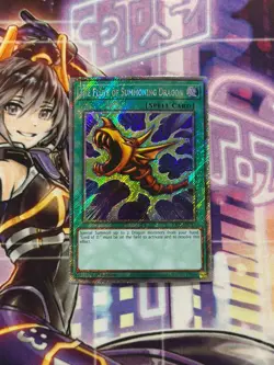 Yugioh The Flute of Summoning Dragon Platinum Secret Rare RA03 - Image 2