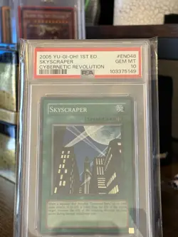 PSA 10 YuGiOh Skyscraper CRV-EN048 1st Edition Super Rare GEM MINT - Image 3