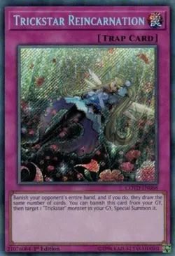 Yugioh! LP Trickstar Reincarnation - COTD-EN068 - Secret Rare - 1st Edition Ligh - Image 2
