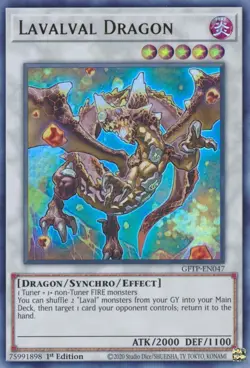 Lavalval Dragon GFTP-EN047 Ghosts from the Past 1st Edition - Image 1