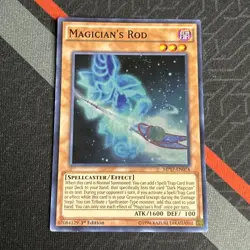 Magician's Rod MP17-EN074 2017 Mega-Tins Mega Pack 1st Edition - Super Rare - Image 2