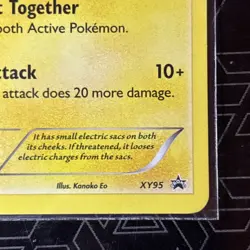 Pokemon Pikachu XY95 Holo 2016 Let's Eat Together Cutest Card RARE - Image 6
