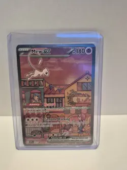 Mew EX SVP 053 PokÃ©mon TCG Scarlet & Violet 151 UPC Promo Card - Image 1