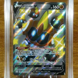 Pokemon Shining Fates Falinks V SV115/SV122 AGS Legendary 10 Full Art Holo 2021 - Image 2