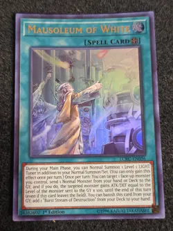 1x (NM) Mausoleum of White - LCKC-EN036 - Ultra Rare - 1st Edition  YuGiOh - Image 1