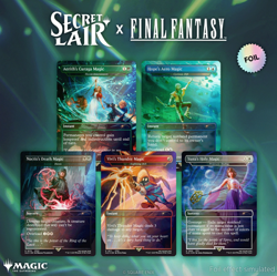 PSL MTG Secret Lair Card  FINAL FANTASY Grimoire English version Foil Edition - Image 1