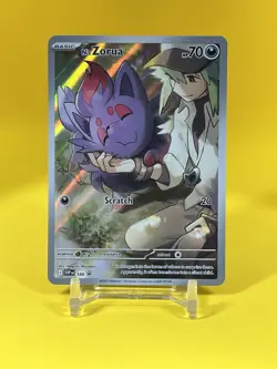N's Zorua SVP # 189 Promo Journey Together ETB Promo Pokemon Card NM - Image 1