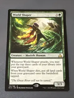 World Shaper X1 Rivals Of Ixalan NM Condition See Pics Front Back MTG - Image 1