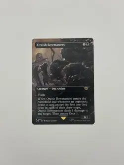 MTG Orcish Bowmasters (Borderless) Universes Beyond: LOTR Rare 0433 NM - Image 1