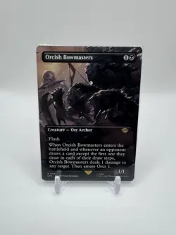 MTG Orcish Bowmasters (Borderless) Universes Beyond: LOTR Rare 0433 NM - Image 2