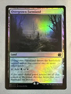 MTG / Overgrown Farmland / MID / #265 / FOIL / Rare / NM - Image 1