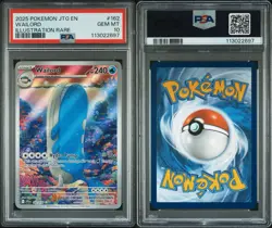 2025 POKEMON JTG EN-JOURNEY TOGETHER ILLUSTRATION RARE #162 WAILORD PSA 10 - Image 3