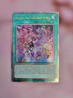 Yugioh Maliss in Underground Quarter Century Secret Rare CRBR-EN021 QCR NM - Image 1