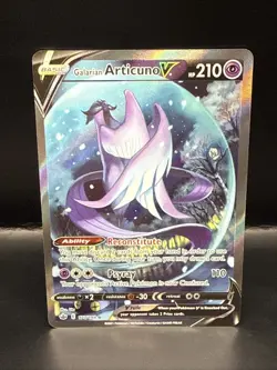 PokÃ©mon TCG Chilling Reign Galarian Articuno v Alternate Full Art Card 170/198 - Image 1