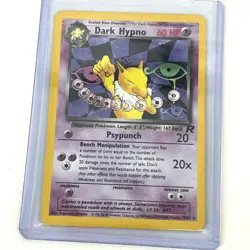 PokÃ©mon Dark Hypno TCG Holo Rare Card 9/82 Team Rocket LP - Image 1