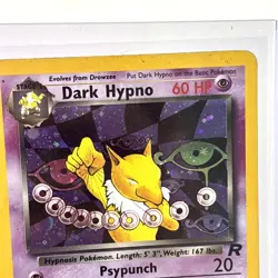 PokÃ©mon Dark Hypno TCG Holo Rare Card 9/82 Team Rocket LP - Image 7