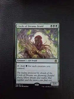 Circle of Dreams Druid Adventures in the Forgotten Realms Regular MTG NM Magic - Image 1