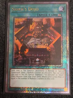 Shien's Dojo RA04-EN088 Quarter Century Secret Rare NM Yugioh - Image 1