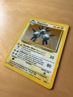 Magneton 9/102 Pokemon Base Set Holo Rare Card Excellent Condition - Image 5