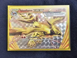 Talonflame BREAK Holo Rare Pokemon Card 21/114 XY-Steam Siege Near Mint - Image 3