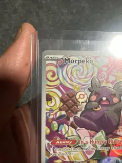Morpeko 206/182 Paradox Rift IR Holo Pokemon Card NM Condition - Image 7