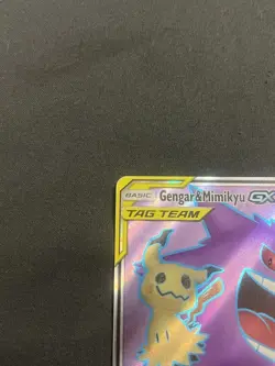 Gengar & Mimikyu GX (Full Art) 164/181 Sm-Team Up Holo Rare Pokemon Card TCG - Image 3