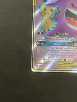 Gengar & Mimikyu GX (Full Art) 164/181 Sm-Team Up Holo Rare Pokemon Card TCG - Image 6