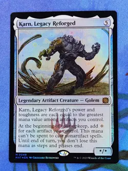 1x FOIL Karn, Legacy Reforged, NM, MAT, Magic: the Gathering, MtG - Image 1