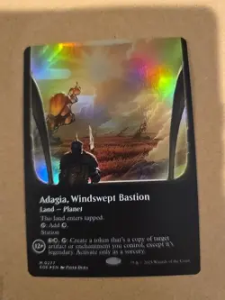Adagia, Windswept Bastion - Borderless Foil - Edge of Eternities - MTG - Image 1