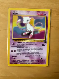 Mew 8 Pokemon WOTC Promo Card Vintage Excellent Condition 1999-00  - Image 3