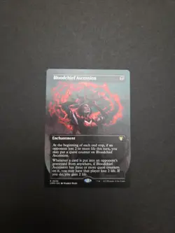 Bloodchief Ascension Borderless - CMM Commander Masters - Pack Fresh - MTG - Image 1