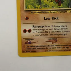 Pokemon Primeape 18/18 Southern Islands Promo - Image 4