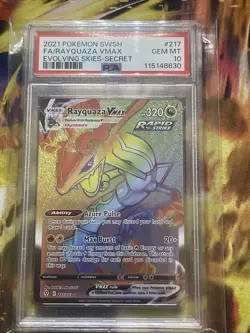 Rayquaza VMAX 217/203 - PSA 10 GEM MINT - Evolving Skies Secret  - Pokemon Cards - Image 1