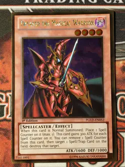 Yugioh Breaker the Magical Warrior PGLD-EN052 Gold Rare 1st Edition NM - Image 1