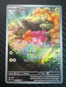 PokÃ©mon TCG Pawmi Scarlet & Violet Paldea Fates Card 226/091 NM - Image 1