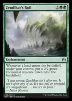 1 x Zendikar's Roil - Magic Origins - Moderate Play - MTG - Image 1
