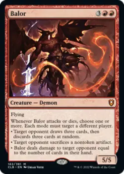 1 x Balor - Commander Legends: Battle for Baldur's Gate - Light Play - MTG - Image 1
