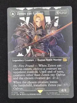 MTG FINAL FANTASY zenos yae Galvus FIN 0384 Borderless Rare - Image 3
