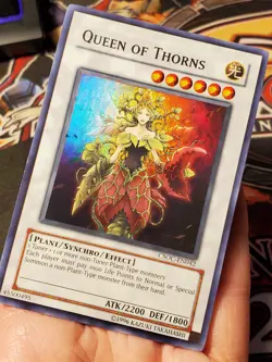 Yugioh Queen of Thorns CSOC-EN042 Super Rare NM - Image 2